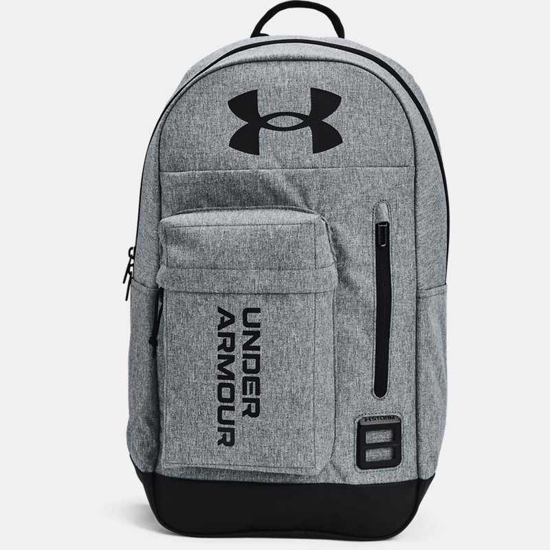 Unisex Under Armour Halftime Backpack Pitch Gray Medium Heather / Black / Black One Size